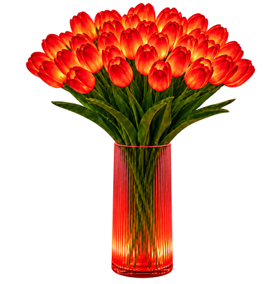 Glowing Tulip Light Bouquet