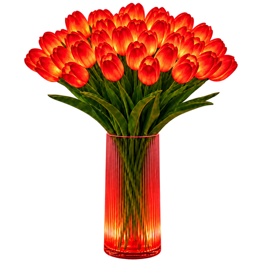 Glowing Tulip Light Bouquet
